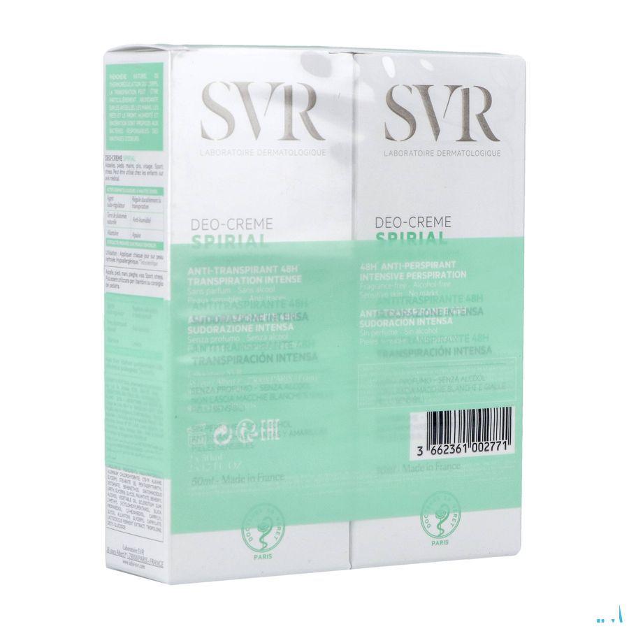 Svr Spirial Deo Creme 2 x 50 ml