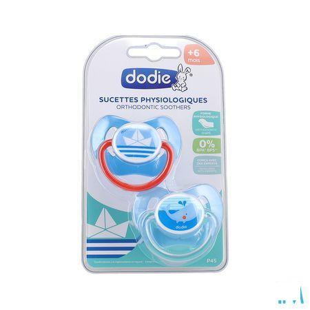 Dodie Sucette Physio Silic. 2 + 6m Messages Coeurs