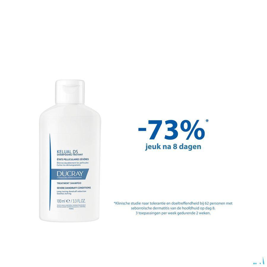 Ducray Kelual Ds Shampoo Verzorg. Hardnek. Roos 100 ml