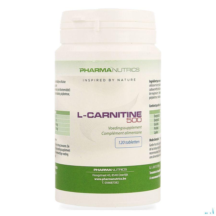 L Carnitine 500 Comp 120 Pharmanutrics  -  Pharmanutrics