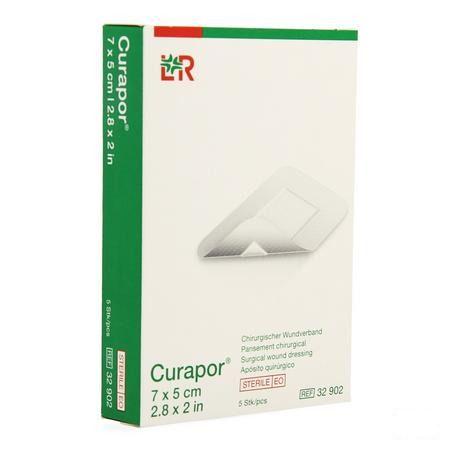 Curapor Pansement Chirurg. Sterile 7cmx 5cm 5 32902  -  Lohmann & Rauscher