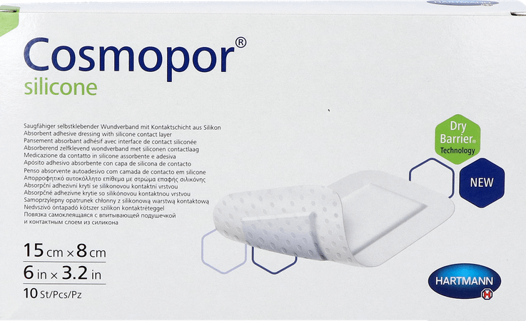 Cosmopor Silicone 15,0 x  8Cm 10
