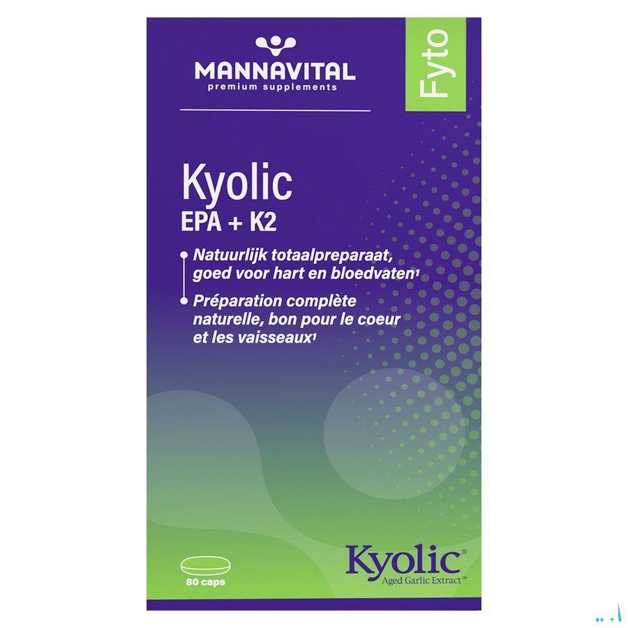 Mannavital Kyolic Epa + k2 Capsule 80