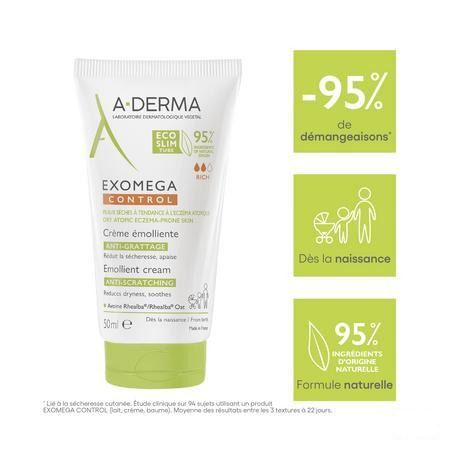 Aderma Exomega Control Emol. Creme 50 ml  -  Aderma