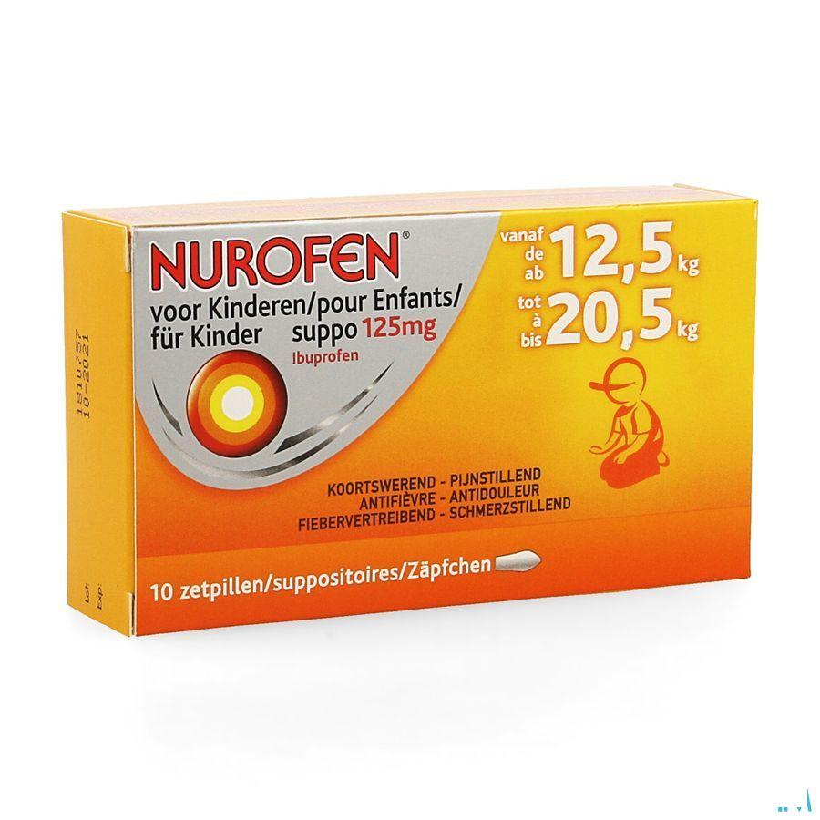Nurofen Kind 125 mg Suppo 10 X 125 mg