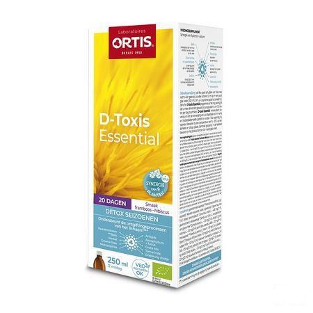 D Toxis Essential Detox Seizoenen Bio 250 ml