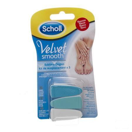 Scholl Velvet Smooth Subl. Ongles Tetes Recharg. 3