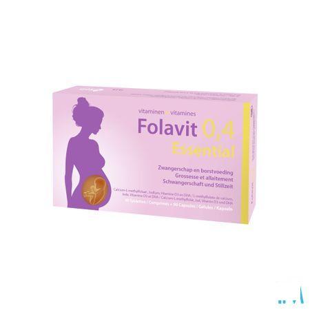 Folavit 0,4Mg Essential Tabl 90 + Caps 90 