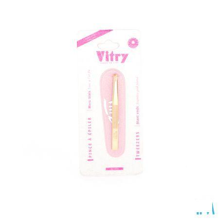 Vitry Prestige Pince Epiler Oblique Inox 4016  -  Vitry