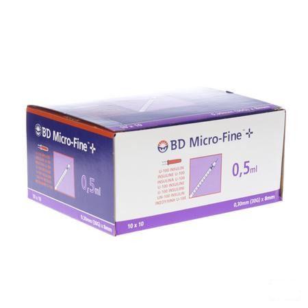 Bd Microfine+ Ser.Ins.Demi 0,3  ml 30G 8Mm 10 324826