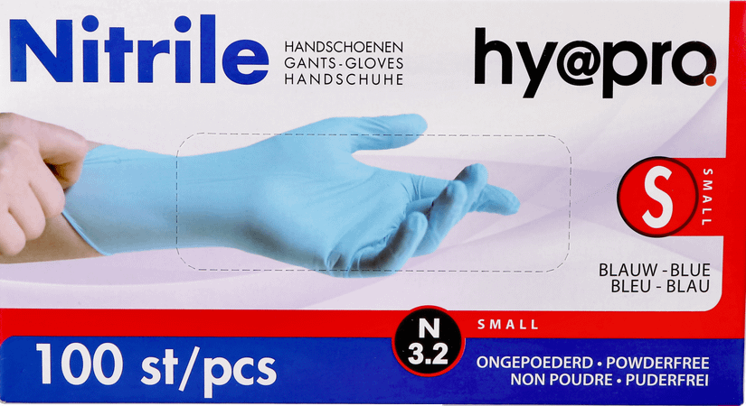 Pharmex Handschoenen Blauw Nitril S Poedervrij 100