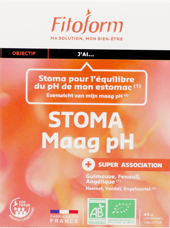 Stoma Blister Comprimes 45 Fitoform  -  Bioholistic Diffusion