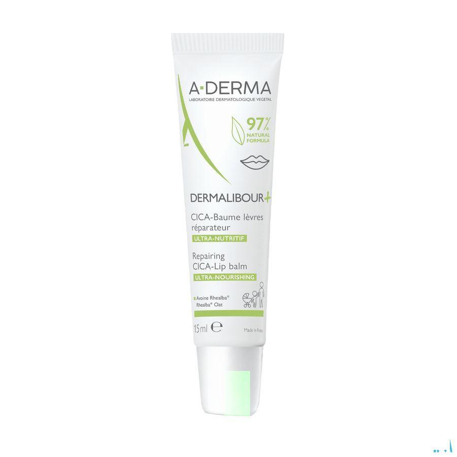 Aderma Dermalibour + Cicabalsem Lippen 15 ml  -  Aderma