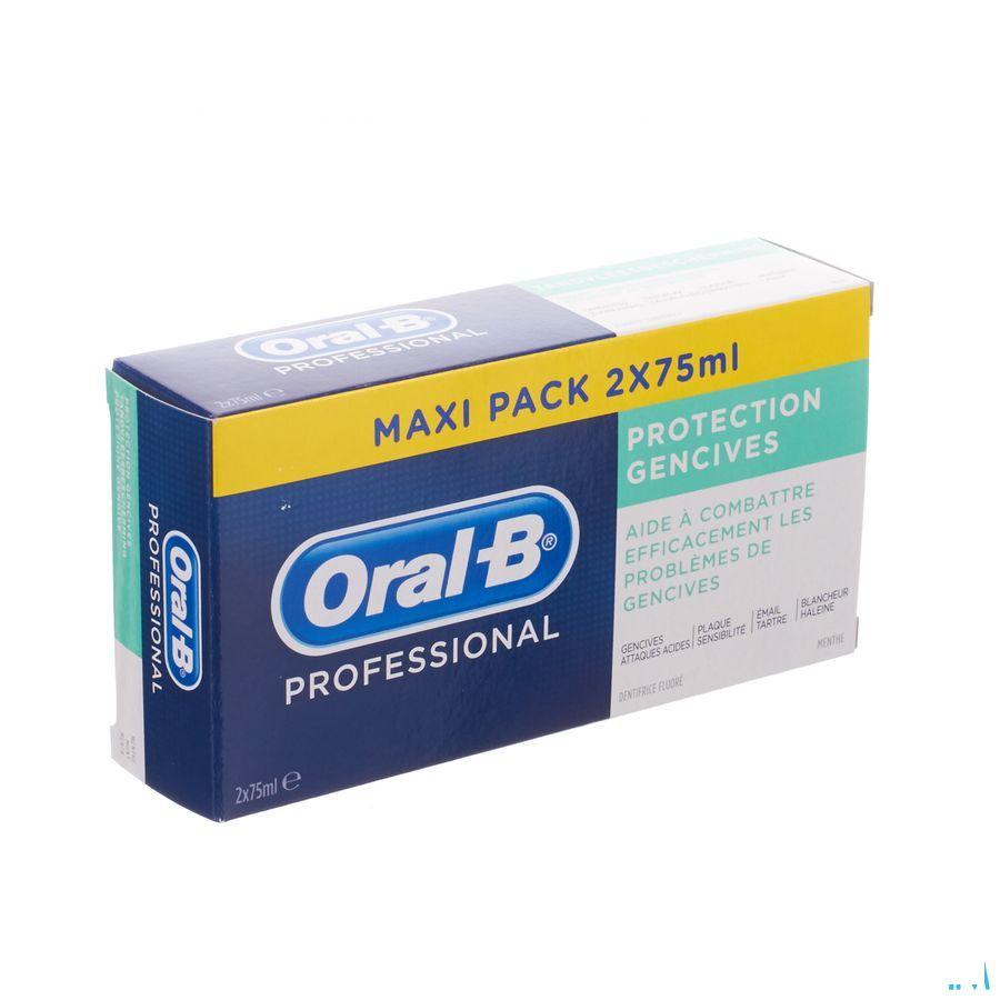 Oral B Professional Tandvlees Besch. Tandpasta2X75ml