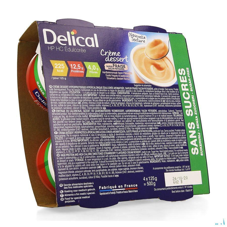 Delical Creme Dessert Hp-hc Aardbei Z S  -  Bs Nutrition