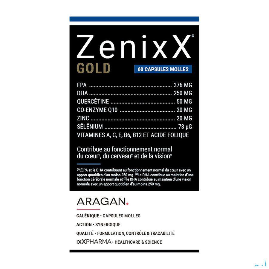 Zenixx Gold Caps 60X890 mg Nf