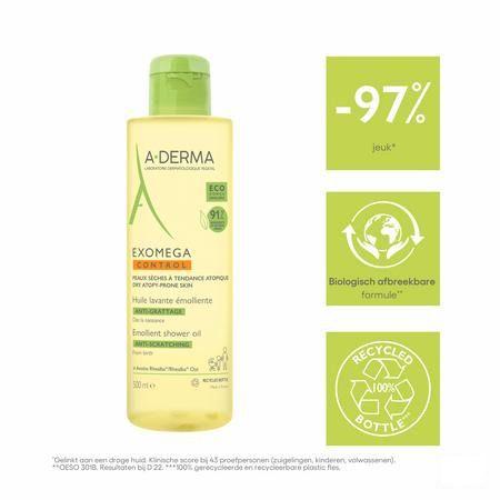 Aderma Exomega Control Olie Emolierend Tube 500 ml  -  Aderma