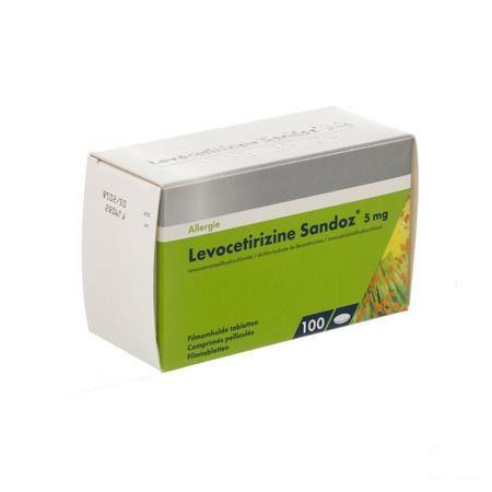 Levocetirizine Sandoz 5 mg Tabletten Enrob.100 X 5 mg