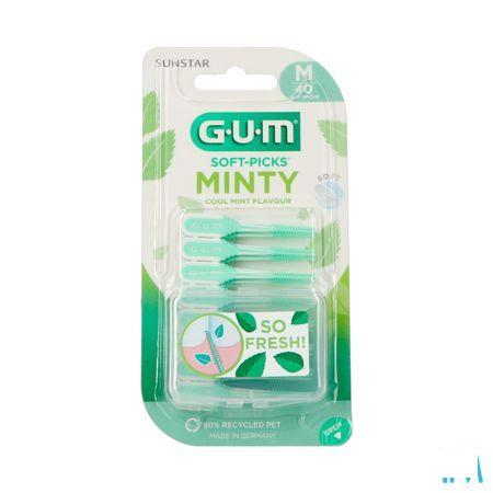 Gum Soft Picks Minty Medium 40