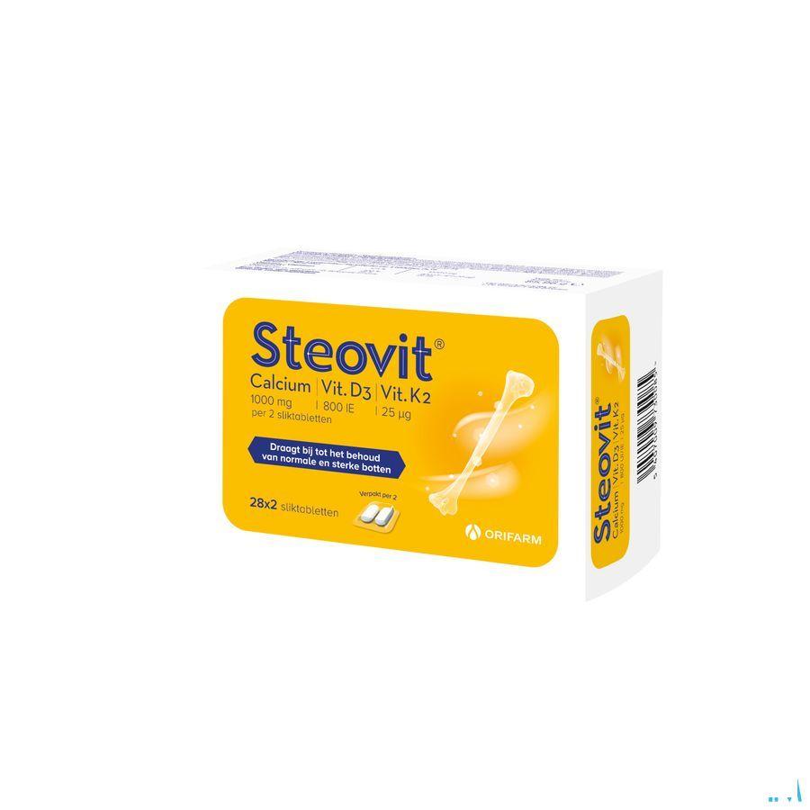 Steovit Calcium/Vitd3/Vit K2 1000Mg/880Iu Comp2X28  -  Orifarm Healthcare