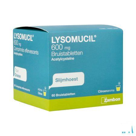 Lysomucil Cpr Eff. 600 mg 60