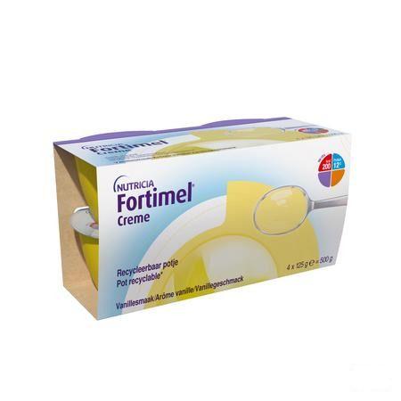 Fortimel Creme Vanille 4X125 g  -  Nutricia