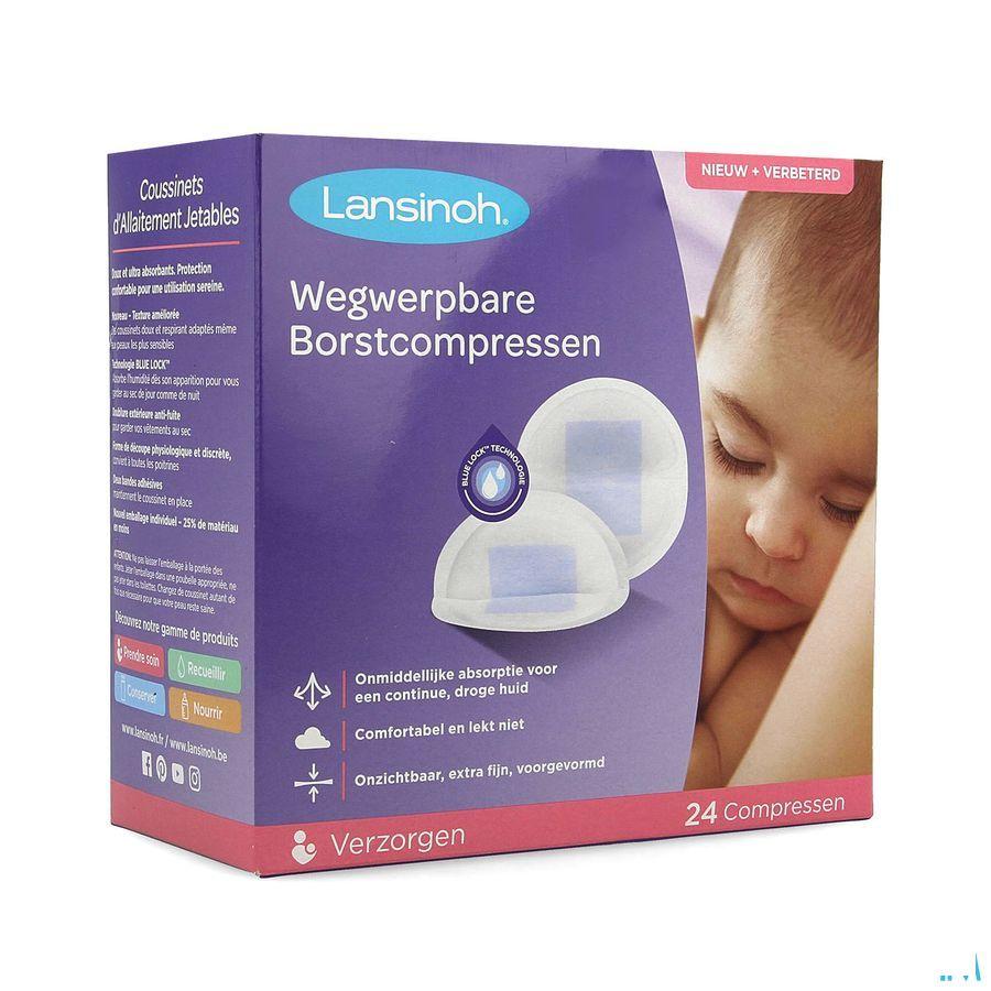 Lansinoh Wegwerpb.Borstkompressen Blue Lock Core24  -  Lansinoh Laboratories