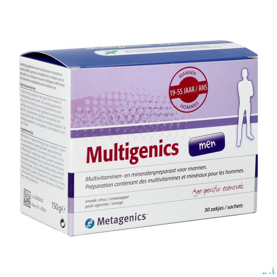 Multigenics Men Poeder Zakje 30 7286  -  Metagenics