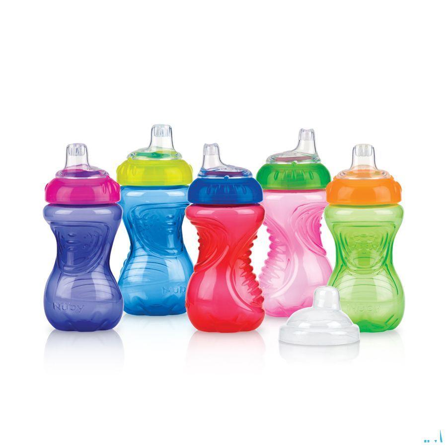 Nuby Easy Gripac Antilekbeker - 300 ml - 6m +   -  New Valmar