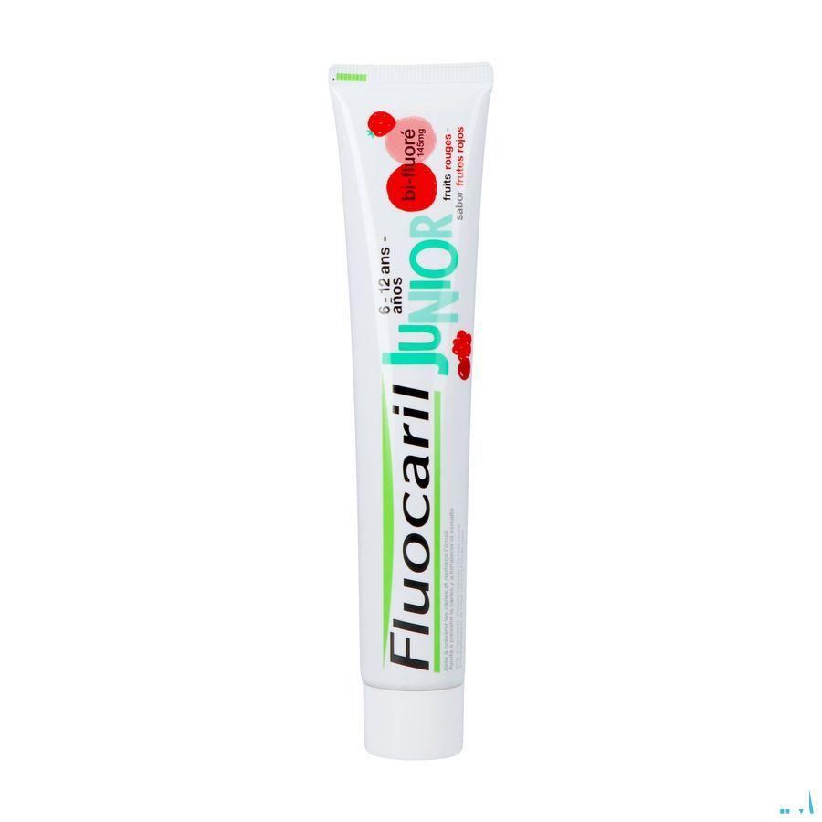 Fluocaril Tandpasta Junior Rood Fruit 75  ml Nf
