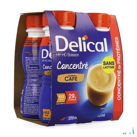 Delical Geconcentr. Koffie 4x200 ml  -  Bs Nutrition