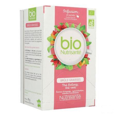 Infusion Bio Brule Graisses Sachets 20  -  Nutrisante