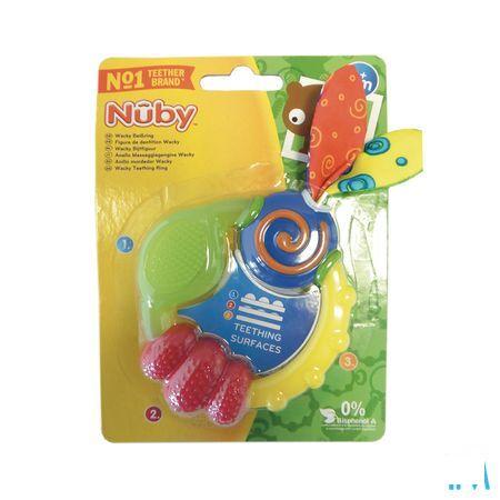 Nuby Wackyac Bijtring - 3m +   -  New Valmar