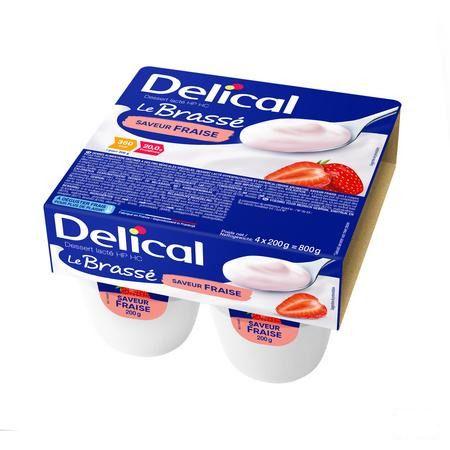 Delical Le Brasse Aardbei 4X200 g