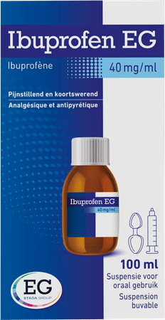 Ibuprofen EG 40 mg/ml Suspension Buvable 100 ml  -  EG