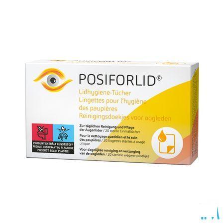 Posiforlid Lingettes Hygiene Paupieres 20