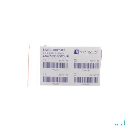 Scalpel S.m Mesjes N/st N15 10  -  Infinity Pharma