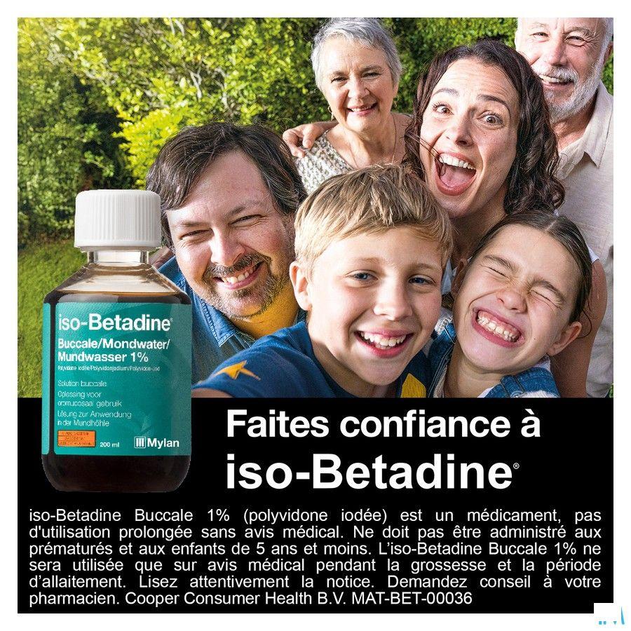 Iso Betadine 1% Mondwater 200 ml Ready To Use