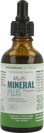 Multi Mineral Plus 50ml Pharmanutrics  -  Pharmanutrics