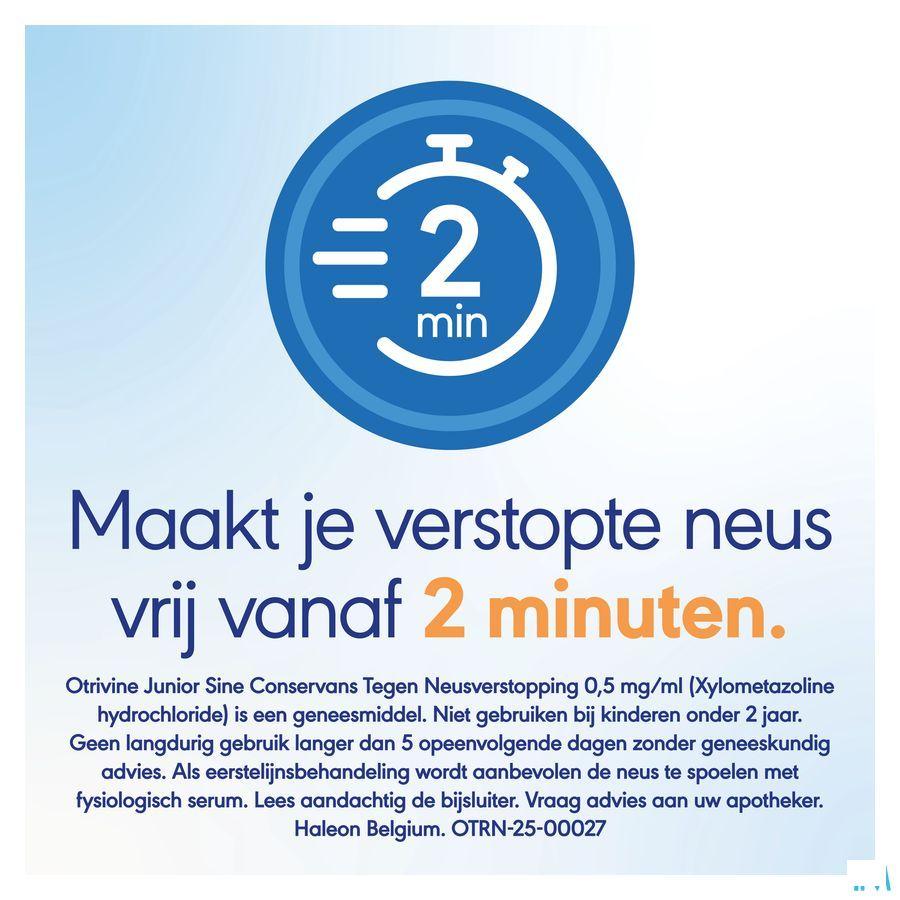 Otrivine Junior Neusverstopping 0,5mg/ml Spray 10 ml