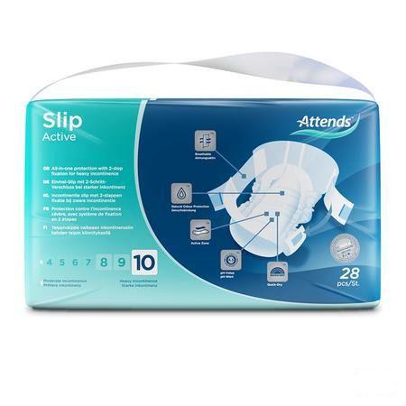 Attends Slip Active 10 Medium 1x28