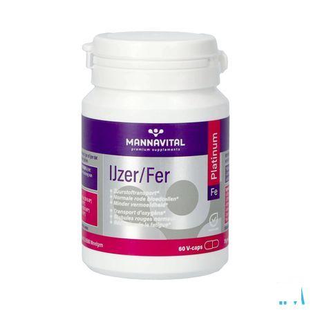 Mannavital Fer Platinum V-Capsule 60
