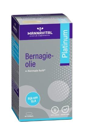 Mannavital Huile de Bourrache Platinum - 60 V-softgels