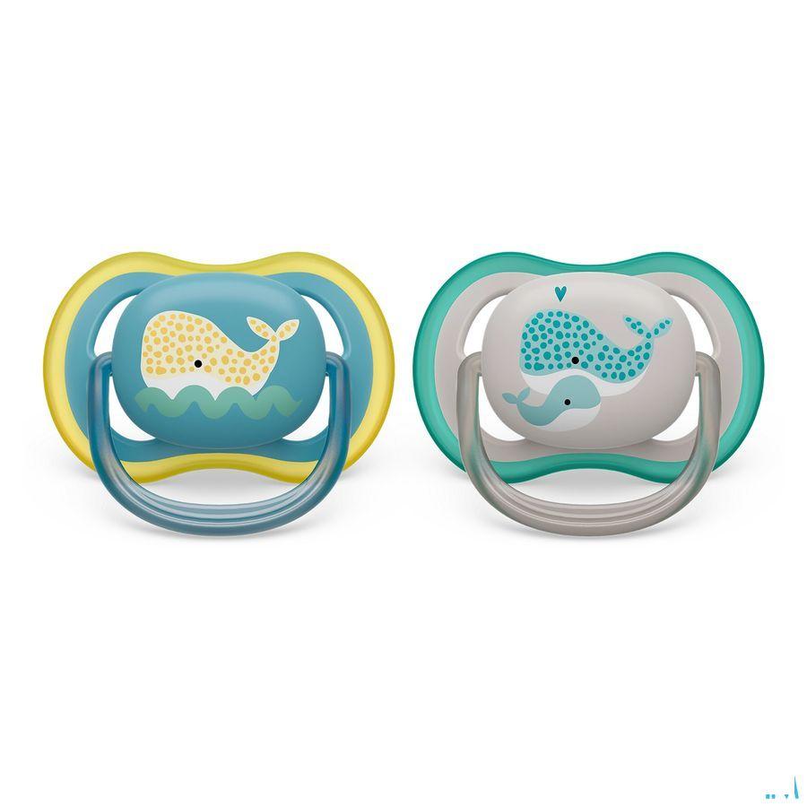 Philips Avent Fopspeen +18M Ultra Air Walvis 2