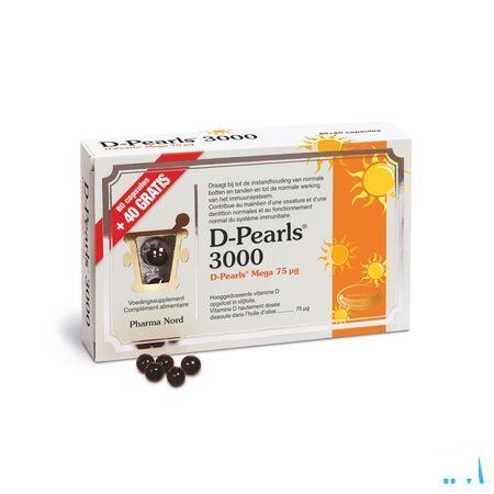 D-pearls 3000 Capsule 80 + Capsule 40 Pack  -  Pharma Nord