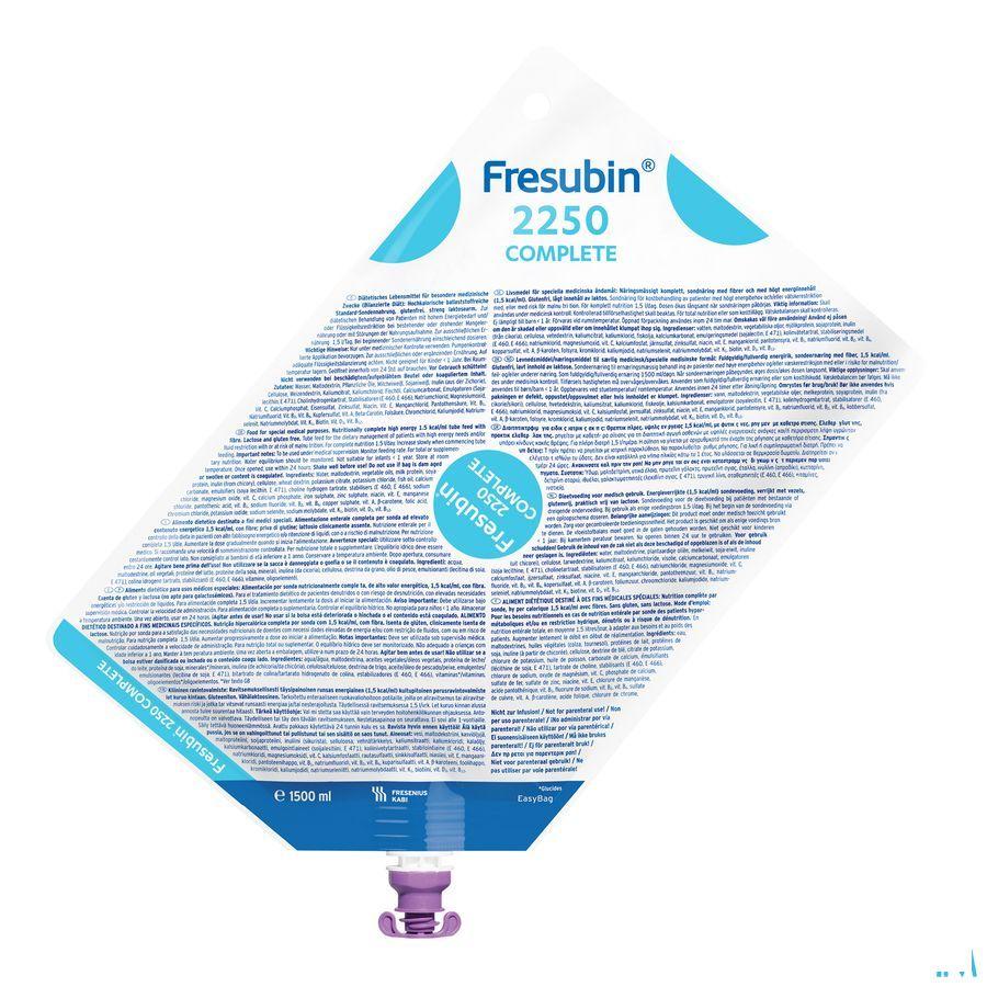 Fresubin 2250 Complete 1500 ml  -  Fresenius