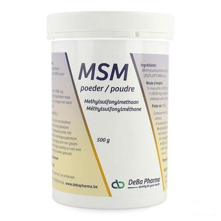 Msm Poeder Soluble - Oplosb 500 gr  -  Deba Pharma