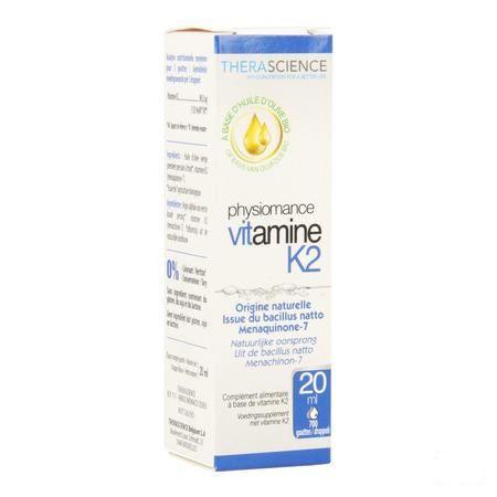 Vitamine K2 Flacon 20 Ml Physiomance PHY291  -  Therascience