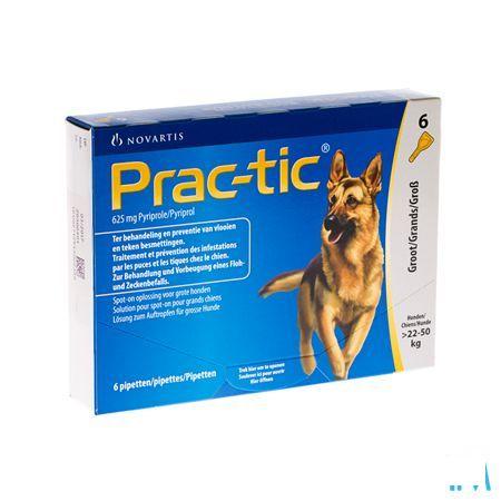 Prac-tic Spot-on Anti vlo-teek Grote Hond .2x3