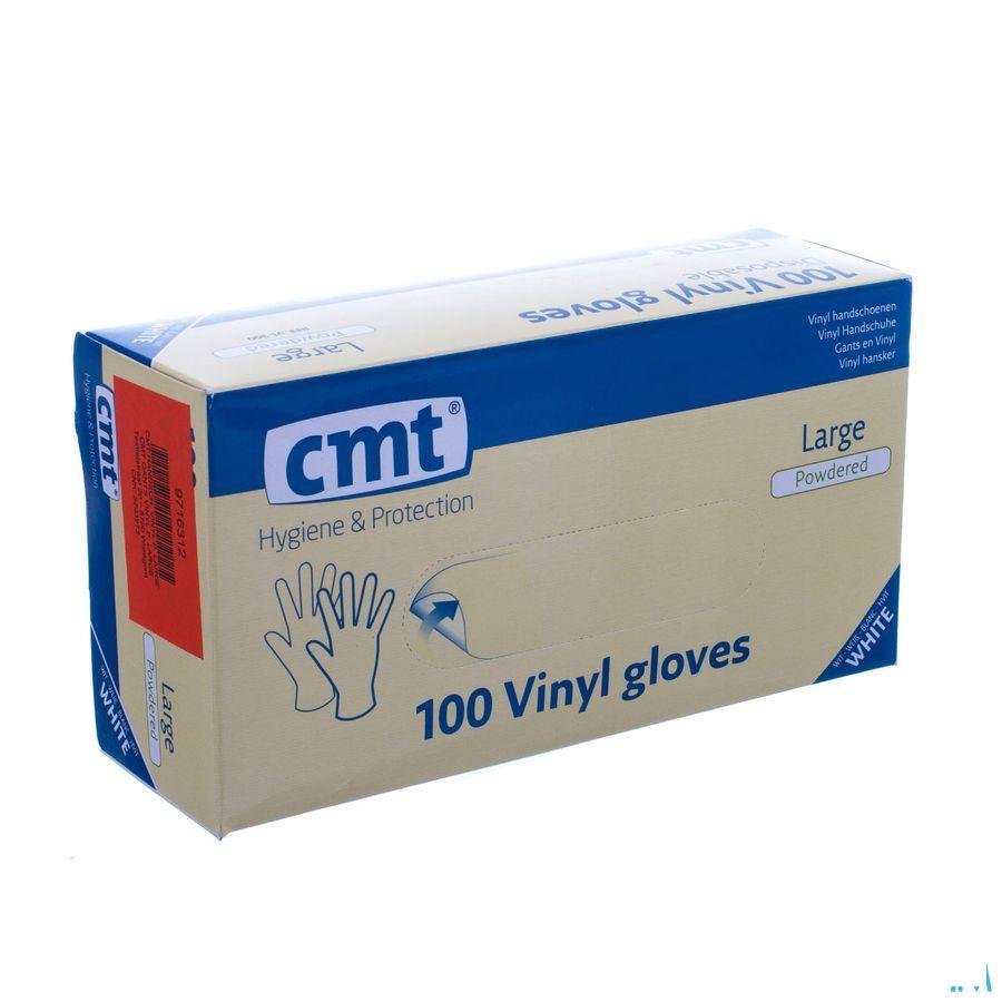Cmt Handschoenen Latex Wit Pf S 100  -  Infinity Pharma